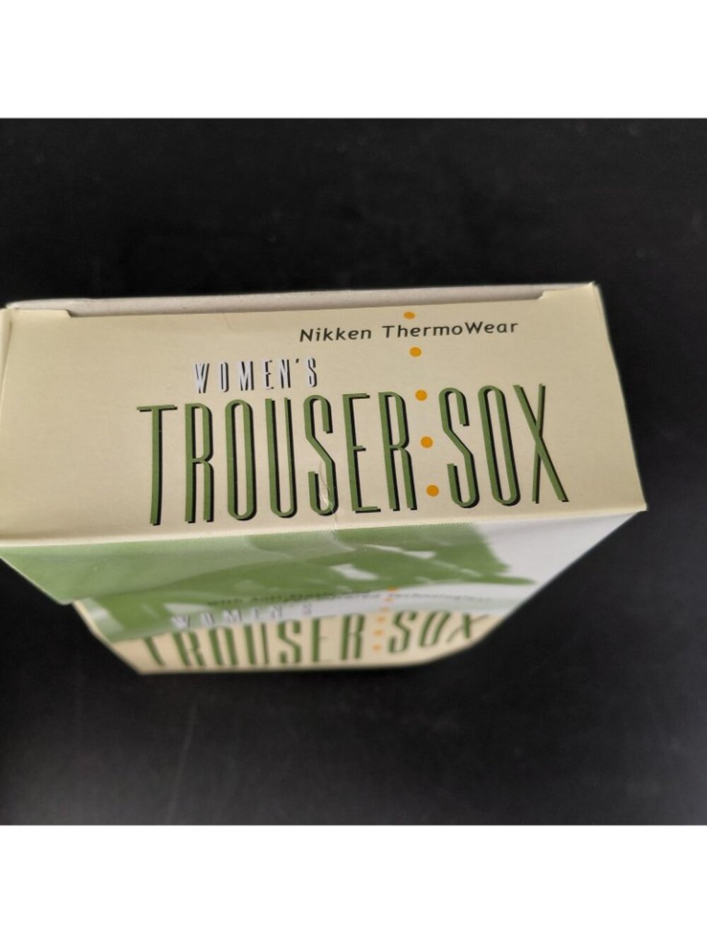 Vintage Nikken Thermowear Trouser Sox Womens 5-9 Brown Thermal Dress Socks NEW - Picture 10 of 10